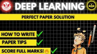 RGPV Deep Learning Paper Solution |  AL503 | Easy Explanation for 2025 Exams | Hindi 🔥#deeplearning