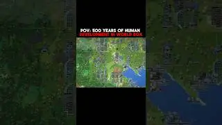 500 Year Of Human Development!#worldbox #geography #map #europe #shorts #simulator