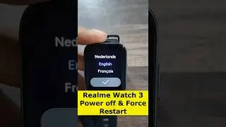 How to Restart Realme watch 3 | Realme Watch 3 Force Restart|Realme watch ko on off kesay karein