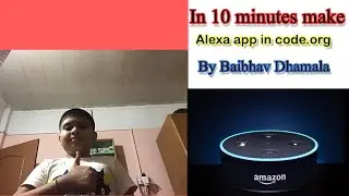 How to make alexa app in code.org app link in description