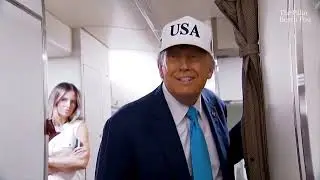 Trump Air Force One interview inquires about Elon Musk relationship and Kilmar Abrego Garcia