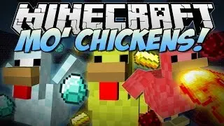 Minecraft 1.6.4 - Review MO'CHICKEN MOD - Espa&ntilde;ol