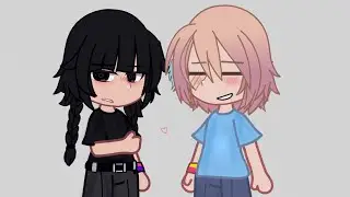 &ldquo;I wanna kiss you&rdquo;- wenclair (gacha club) |Wednesday series|