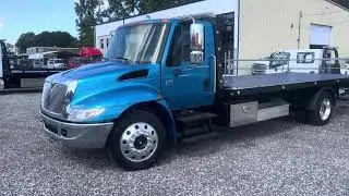 2008 International Rollback tow truck DT 466 preemmisions flatbed IN STOCK🔥