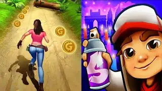 Endless Run Jungle Escape vs Subway Surfers Gameplay 