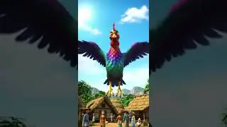 true story of the pigeon and chicken #ai #pigeon #hen