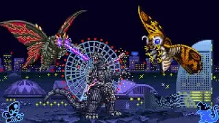 Godzilla: Kaijuu Daikessen (Alfa System / Toho - SNES - 1994)