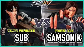 KOF XV 🔥 SUB (Yuri/Benimaru/Clark) vs Samson K (Kyo/Yamazaki/K') 🔥 Steam