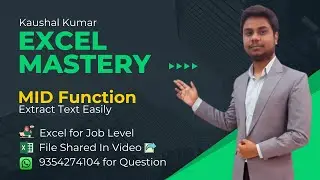 Master the Excel MID Function | Extract Text Easily