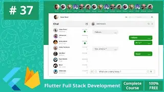 Whatsapp & Facebook Messenger Clone App | Android Studio Flutter Firebase Cloud Messaging Course