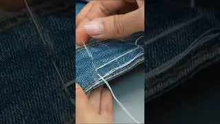 How to downsize the waist of jeans without sewing machine easily! Miarti 🧵✂️