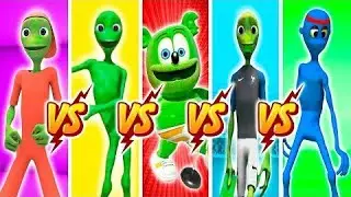 WRONG COLOR DANCE CHALLENGE El Taiger vs Gummy Bear vs Dame Tu Cosita vs Chocobody El Chombo