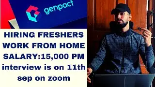 🔴 Genpact Jobs For Freshers | Salary:15,000 PM |  Non Technical Jobs | Genpact Recruitment 2021