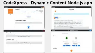 What Is CodeXpress Node.js App And How To Use It | Express.js MongoDB Bootstrap PugJS