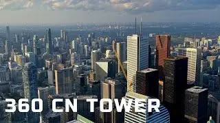360 Restaurant. CN Tower. Захватывающий Вид на Торонто. Рестораны в Канаде.