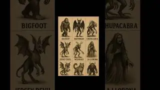 part - 2 🌍 world Mythical Creatures 💀 | Chupacabra #shorts