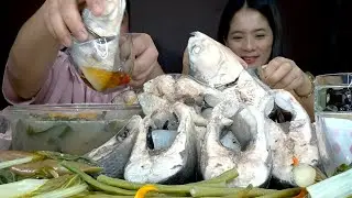 FATTY BANGUS BELLY | SINIGANG NA BANGUS | MUKBANG PHILIPPINES