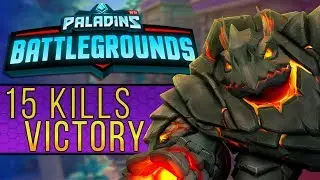 Paladins Battlegrounds | 15 Kills Makoa Victory!