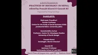 A Book Discussion on Practices of Sociology in Nepal