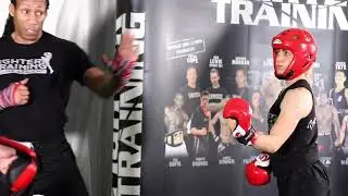 Controlling Distance & Countering with a Reverse Punch | How to Fight a Taller Opponent &ndash; Drill 2