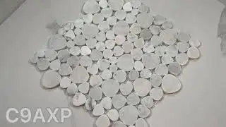Marble Online -Carrara White Marble Heart Shape Bubble Mosaic Tile Polished