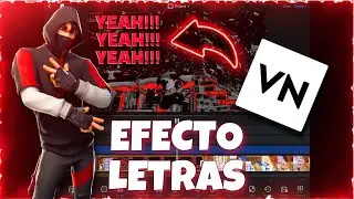 Como HACER un MONTAJE de FORTNITE(Android y iOS)/Fortnite/VN editor/GRATIS/EFECTO LETRA📱/OVEREDIT