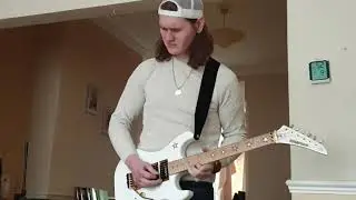 Bon Jovi, Dry County solos by Josh Berndtson. Kramer Jersey Star.