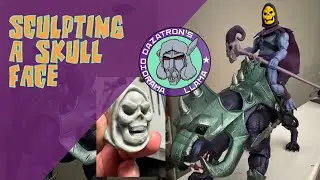 Sculpting a Skull Face (2025) #motu #skeletor #masterverse #cosclay #customfigure #sculptingtutorial