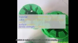 Chemical Resistant PU Spider Pu Element Green
