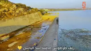 #طقس_سوريا :أجواء سد الباسل في #صافيتا بريف #طرطوس غرب #سوريا 2024.03.03 #syria #mountains #rain
