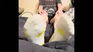 My socked feet