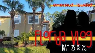 Florida Holiday Vlog Day 25 & 26 | Emerald Island House Tour, Parents Arrive & EPCOT 🎉🏡🎆