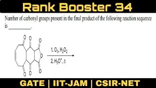 Oxidative ozonolysis|Hydrolysis|Decarboxylation|Counting no of carbonyls|GATE solved question