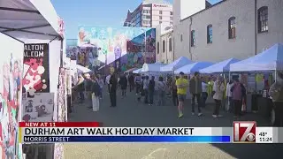 Durham Art Walk Holiday Market held Sunday