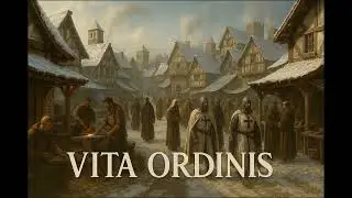 Vita Ordinis | Peaceful Medieval Village Winter Life 🏰 – Gregorian Chant & Ambience