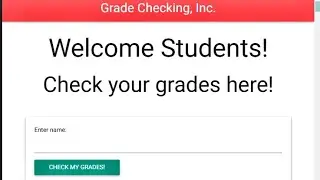 Check your grade Javascript Program