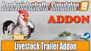 LS19 Modvorstellung -  Livestock Trailer Addon - LS19 Mods