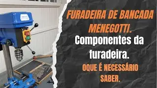 Furadeira de bancada Menegotti Mfb-16 Mandril 5/8 500w + morsa angular 3 Pol - GRV75 - Strom.