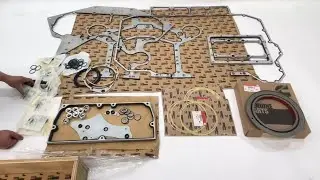 Genuine Cummins QSK60 Engine lower gasket set 4089874 4089805