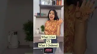 What I Ordered Vs What I Got | Nykaa Fashion Haul 🛍 #shorts