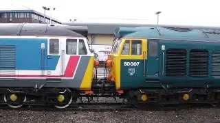 50007, 50017 & 56087 at Gloucester