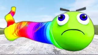 I FOUND ROBLOX HUNGRY RAINBOW WORM In Garry's mod