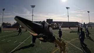 San Marino High School Marching Band 2025- The Eyes Lied First -Community Showcase- alto sax headcam