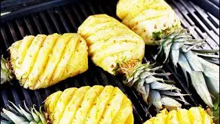 Ananas vom Grill - als perfektes einfaches Dessert mit Pasoa