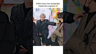 Jay kaya geli gitu y d pegang sunghoon🤭#jay #sunghoon #jake #heeseung #jungwon #enhypen #fypシ #ni_ki