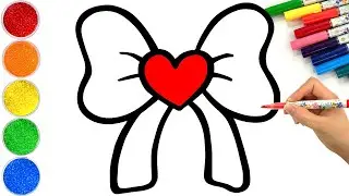 How to Draw a Cute Bow | Easy Step by Step Tutorial | Made for Kids