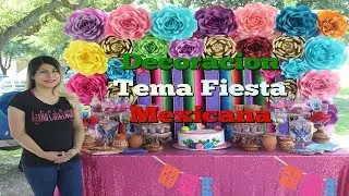 Mesa De Postres Fiesta Mexicana