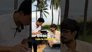 Beach Cafe in Chennai 🌊✨🎉 | #shorts #promotion