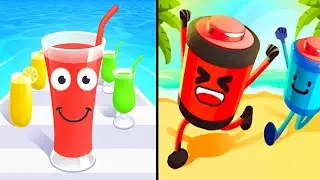 Juice Run vs Battery Run Max Levels 💥 Unlocked SpeedRun Gameplay