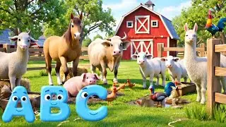 🐄 Learn ABCs with Farm Animals | Fun Alphabet Song for Kids 🌾